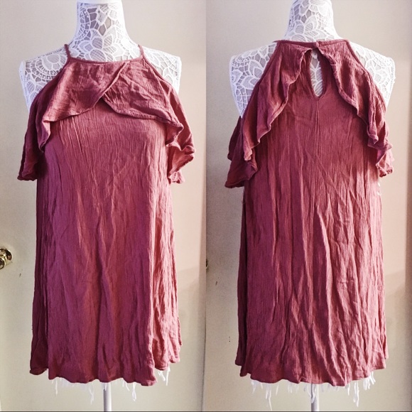 Mossimo Supply Co. Dresses & Skirts - Pink Cold Shoulder Dress